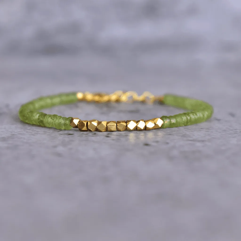 Prosperity - Peridot Bracelets