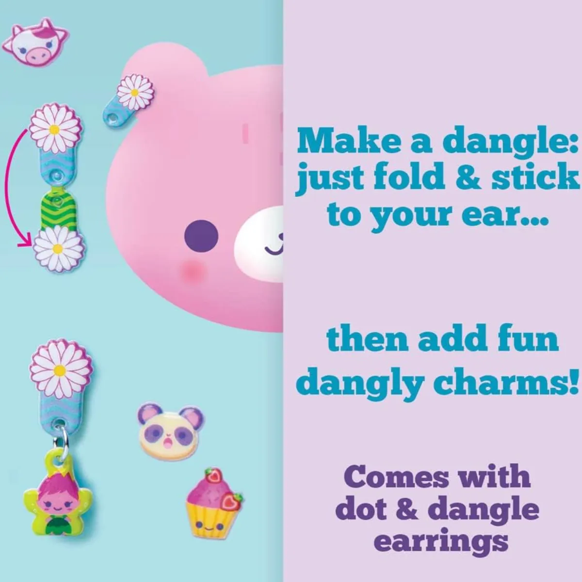 Puffy Stick-On Earrings