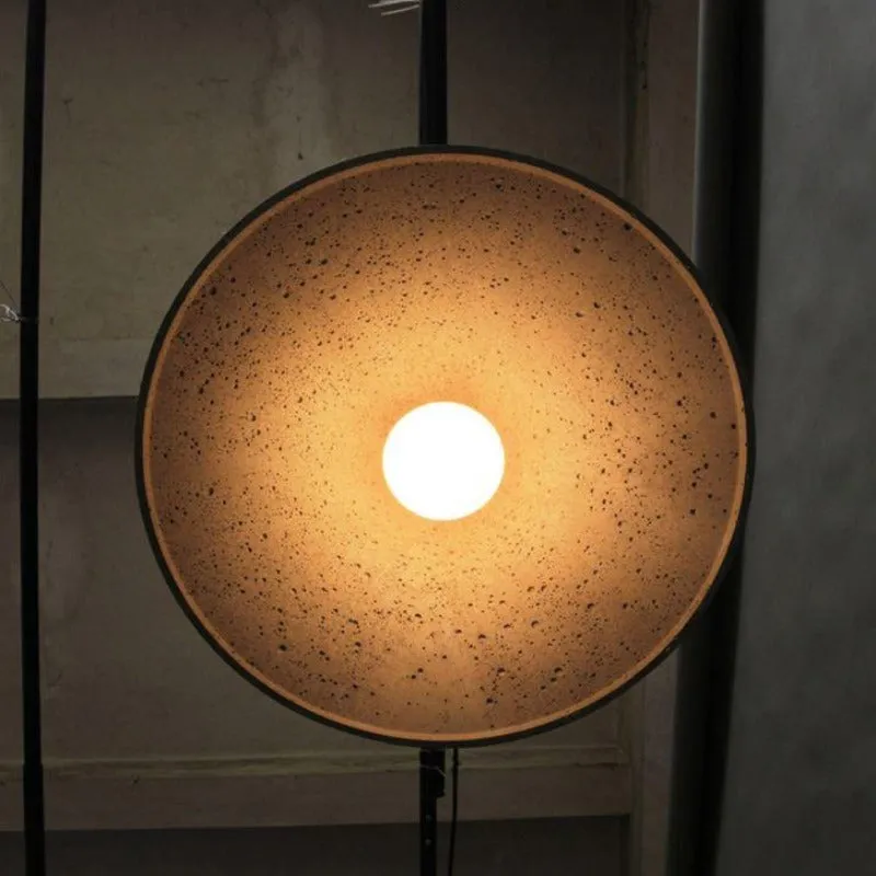 Recycled Concrete & Brass Cone Pendant | BENTU