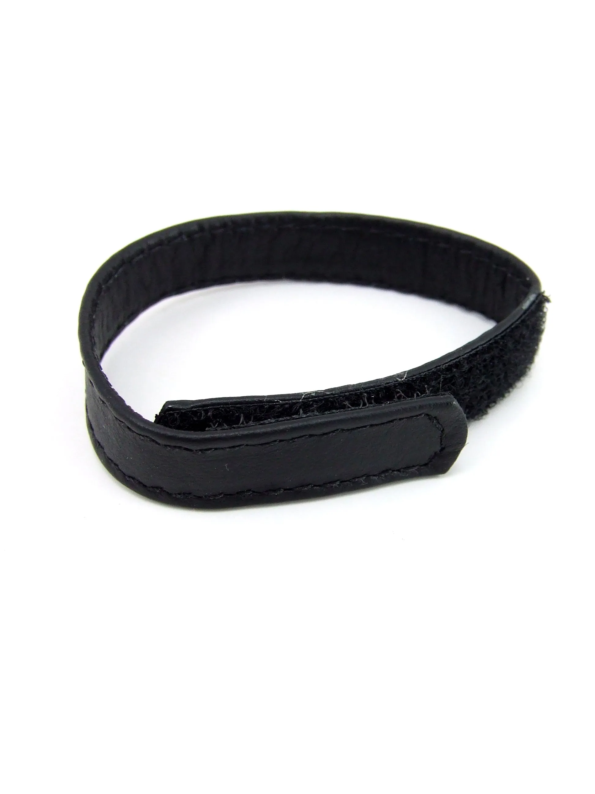 Ring Leather Velcro Black