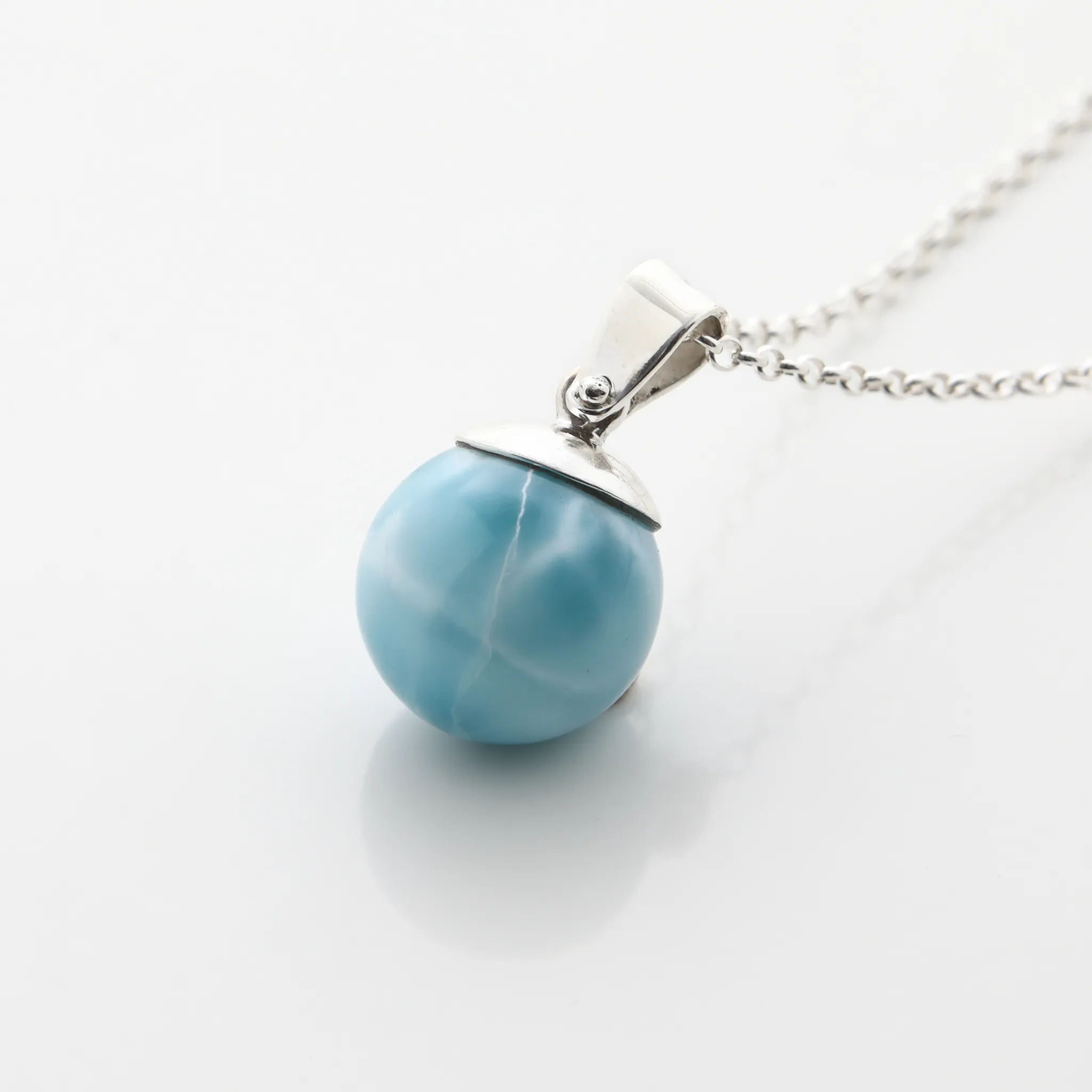 Round Bead Pendant Giulia  - S