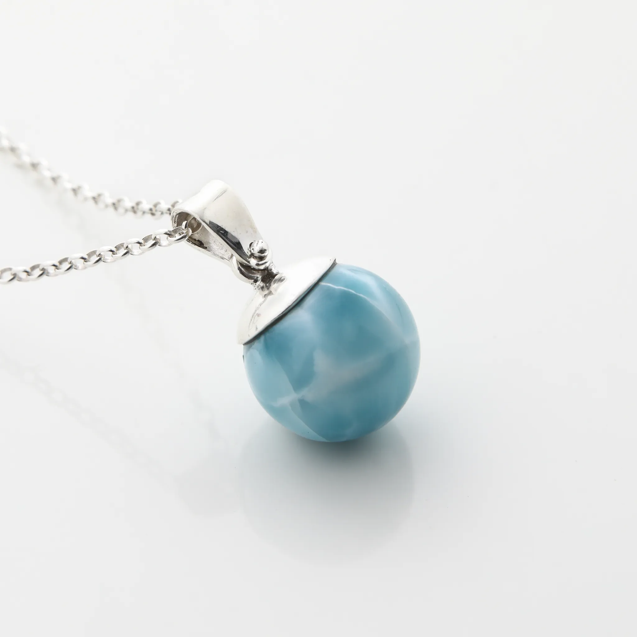 Round Bead Pendant Giulia  - S