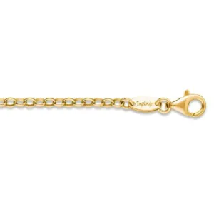 Silver gold plated 31 inch belcher chain