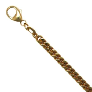 Sincerely Springer's 14k Yellow Gold 3.4mm Curb Chain Necklace