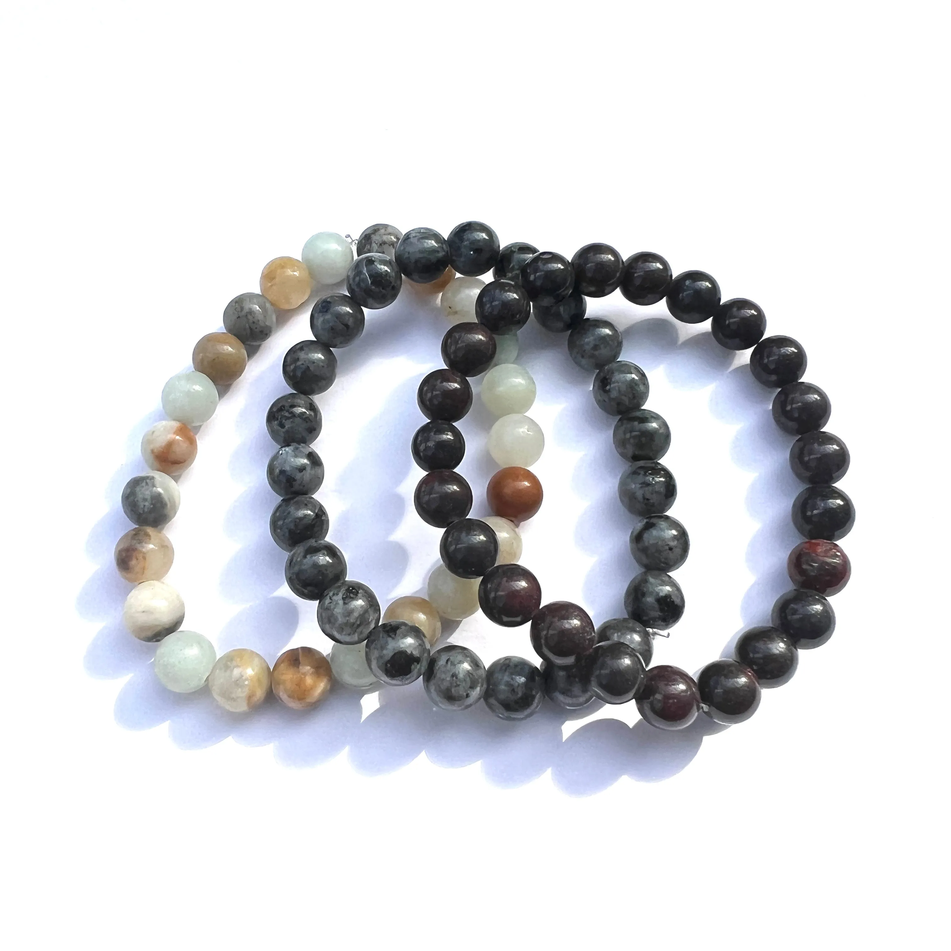 Stone Stretchy Bracelets - 8mm