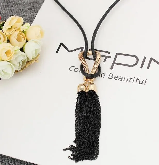 Tassel Long Winter Sweater Chain