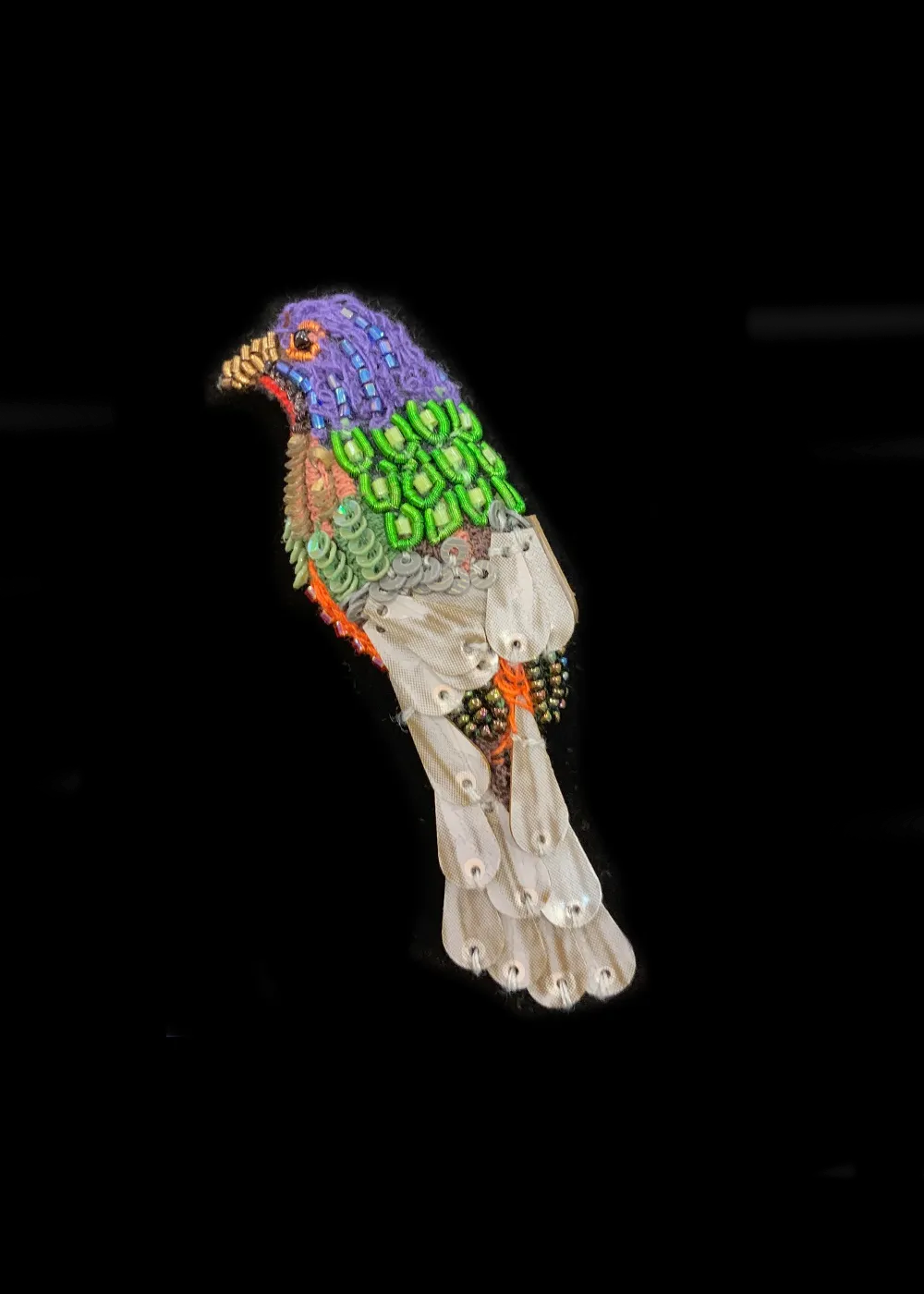 Trovelore - Painted Bunting Brooch