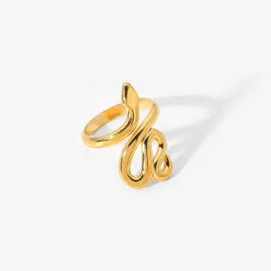 Twisted Snake Ring