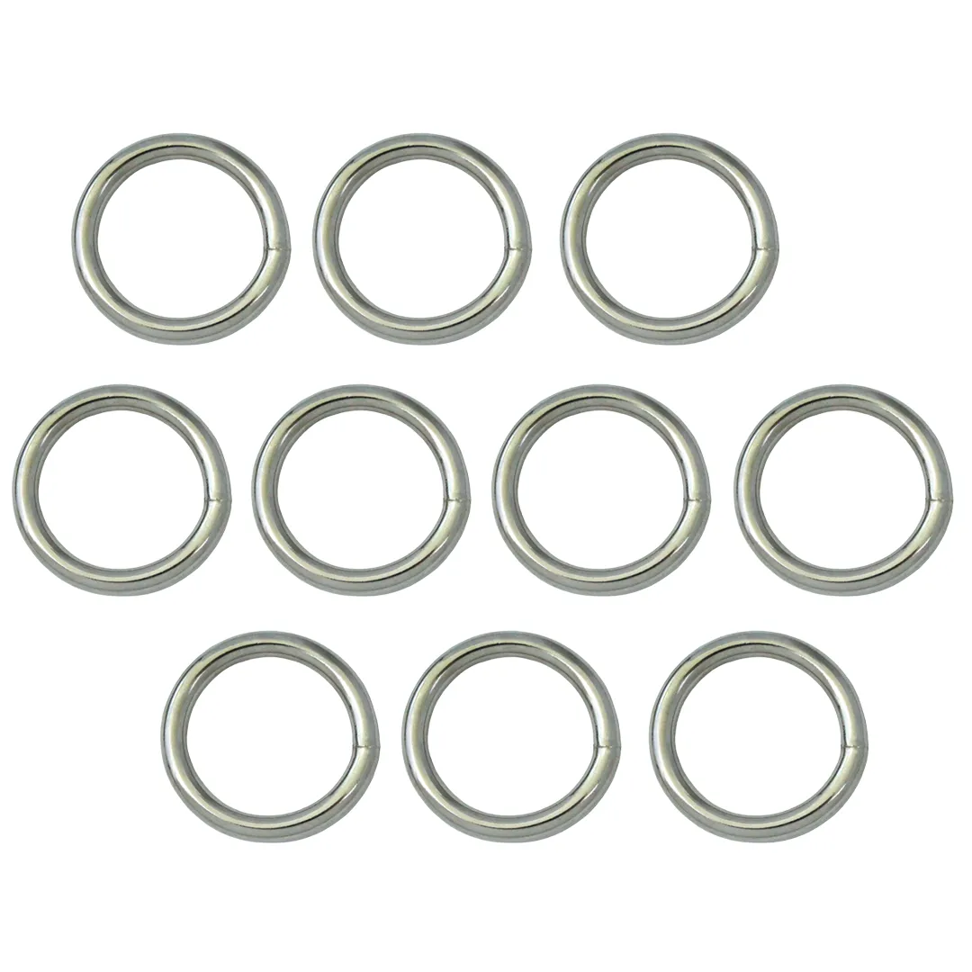 Ultimate 10-Pack Nickel-Plated O Rings: Versatile Anchors for Any Tie-Down Application