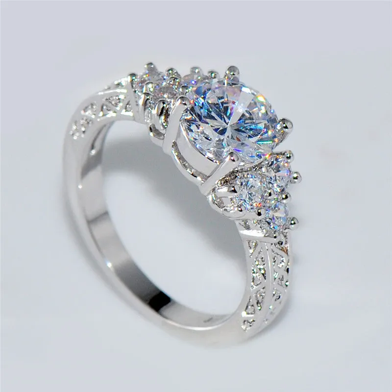 White Sapphire Ring