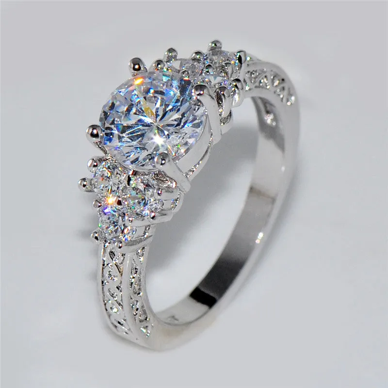 White Sapphire Ring