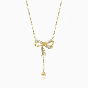 Yellow Diamond Necklace in Gold